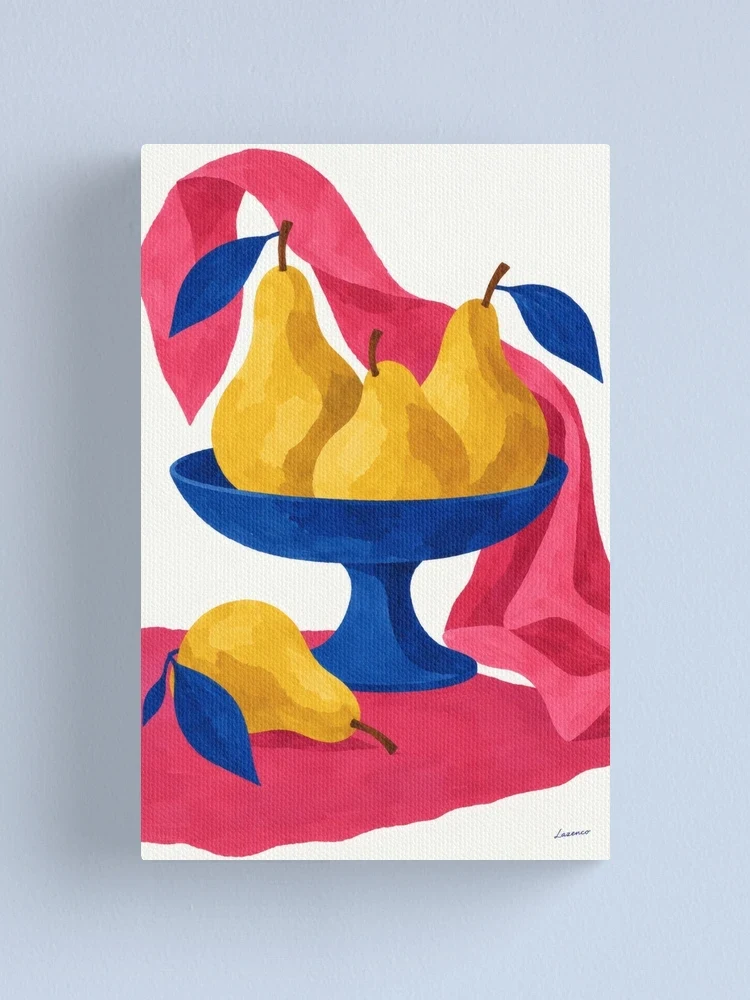 Poires en équilibre — Impression sur toile