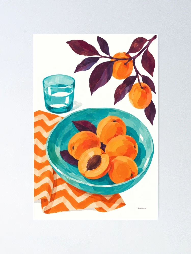 Abricots de sieste — Poster