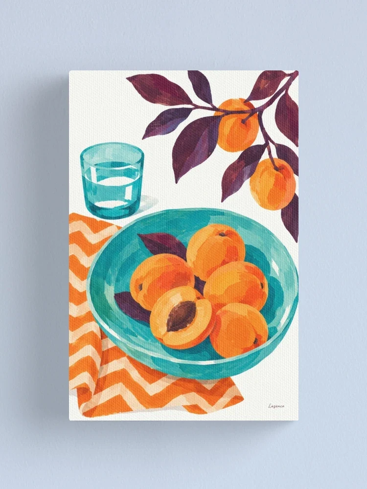 Abricots de sieste — Impression sur toile