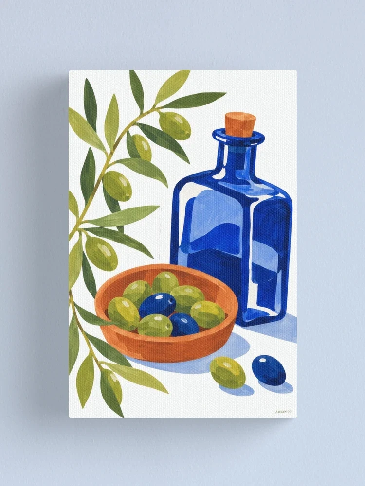 L’heure des olives — Impression sur toile