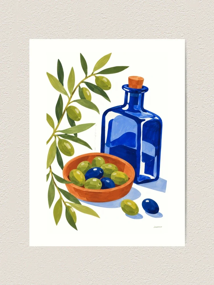 L’heure des olives — Impression artistique