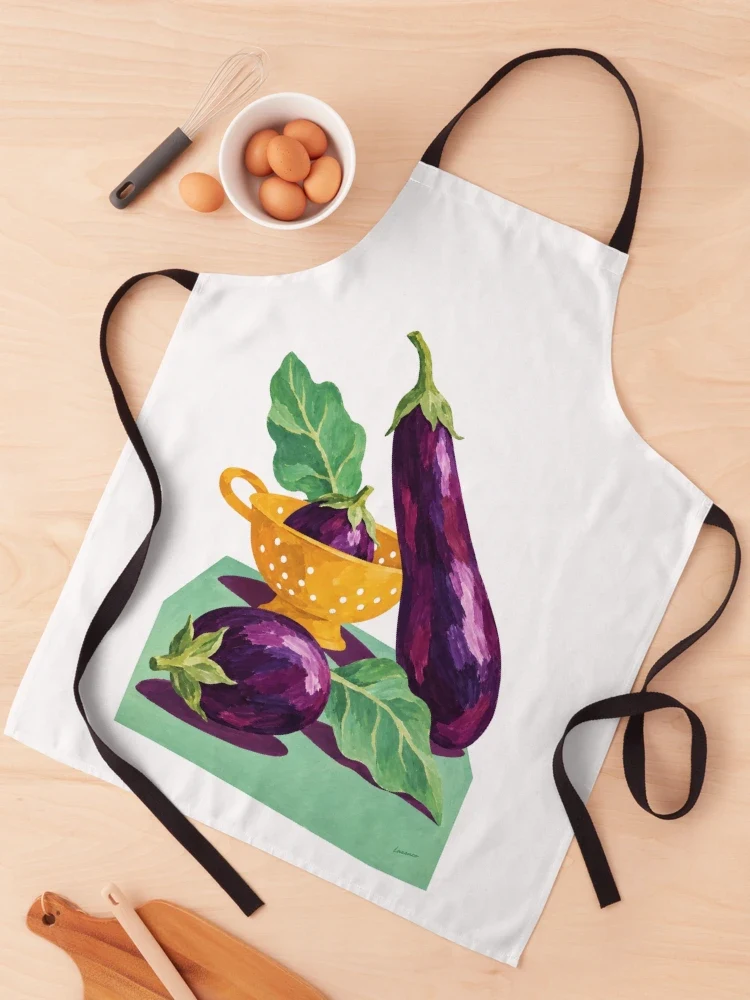Aubergines en majesté — Tablier