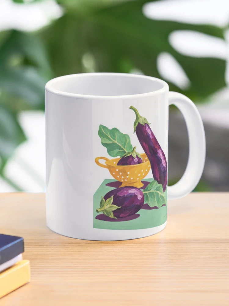 Aubergines en majesté — Mug classique