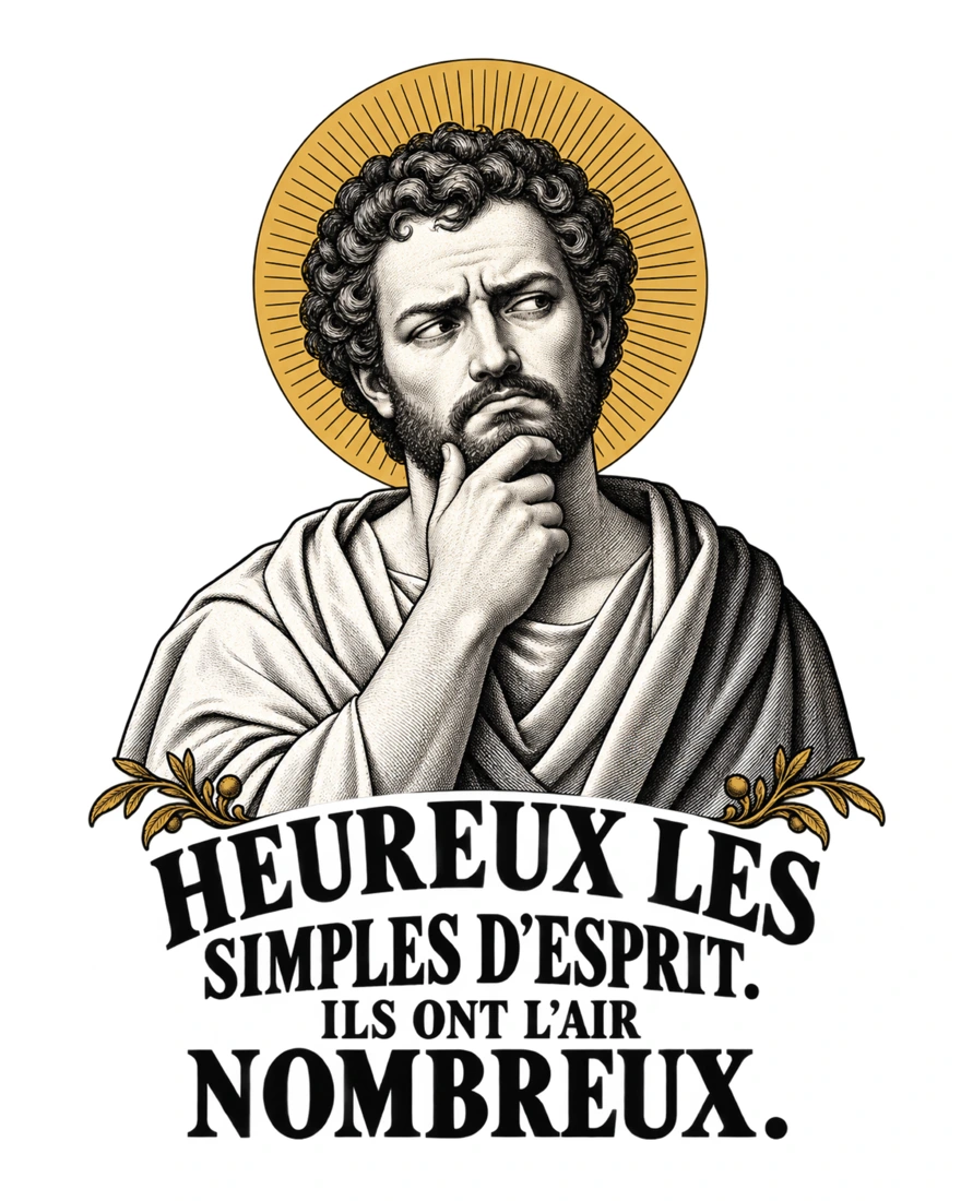 Heureux les simples d’esprit. Ils ont l’air nombreux.