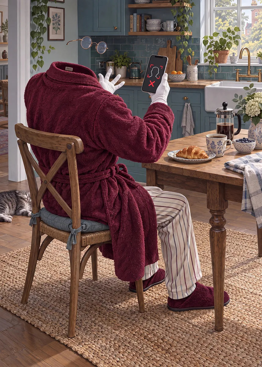 L’homme invisible face à Face ID