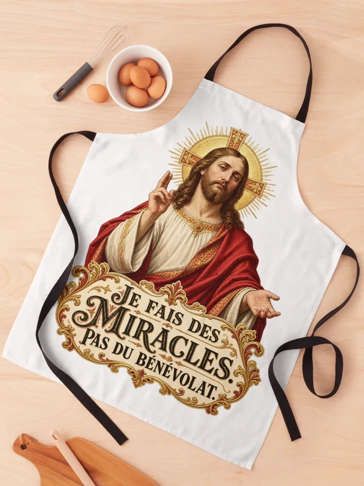 Je fais des miracles. Pas du bénévolat — Tablier