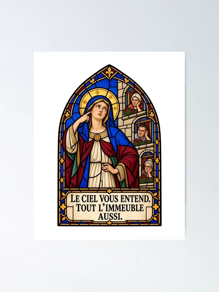 Le ciel vous entend. Tout l’immeuble aussi — Poster
