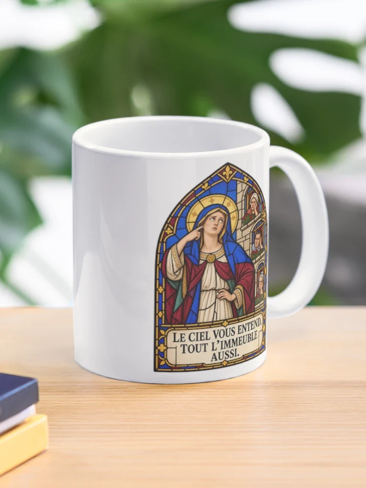Le ciel vous entend. Tout l’immeuble aussi — Mug classique