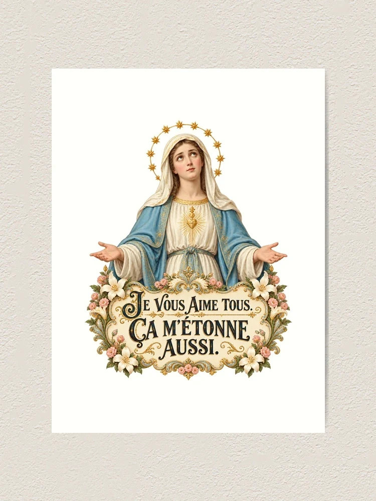 Je vous aime tous. Ça m’étonne aussi — Impression artistique