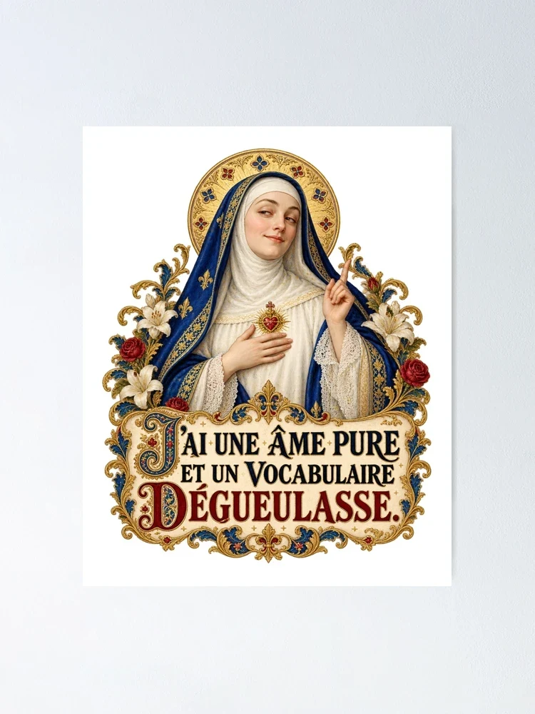 J’ai une âme pure et un vocabulaire dégueulasse — Poster