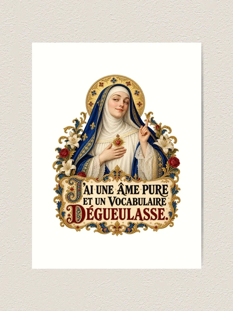 J’ai une âme pure et un vocabulaire dégueulasse — Impression artistique
