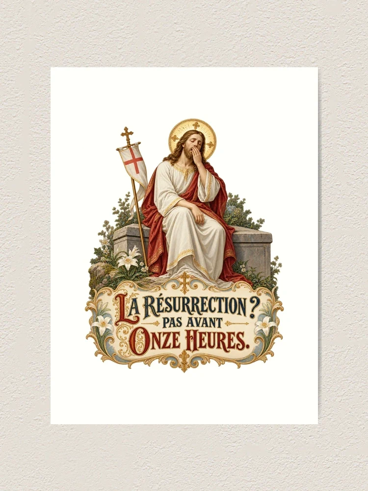 La résurrection ? Pas avant onze heures — Impression artistique