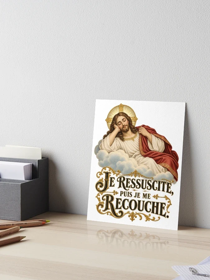 Je ressuscite, puis je me recouche — Impression rigide