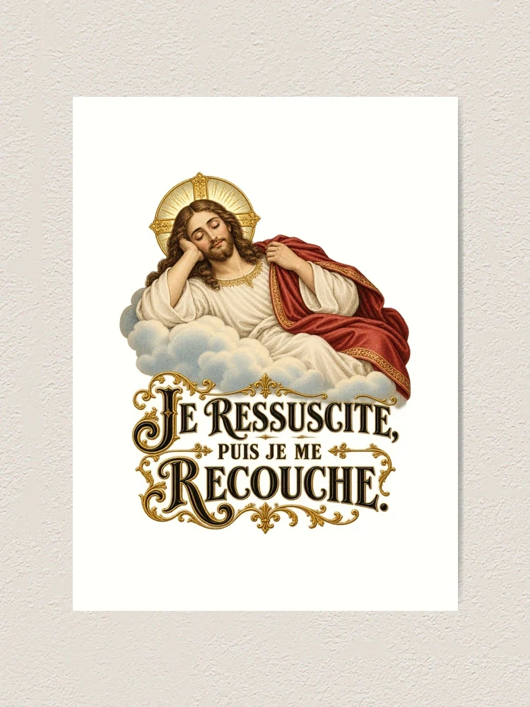 Je ressuscite, puis je me recouche — Impression artistique
