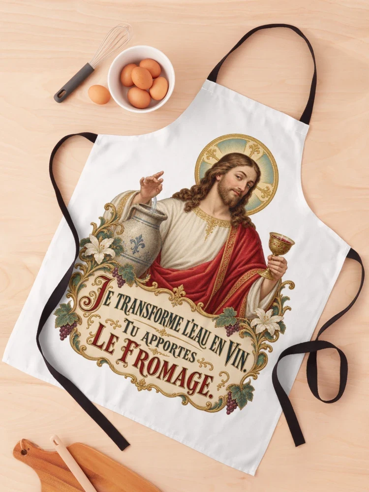 Je transforme l’eau en vin. Tu apportes le fromage — Tablier