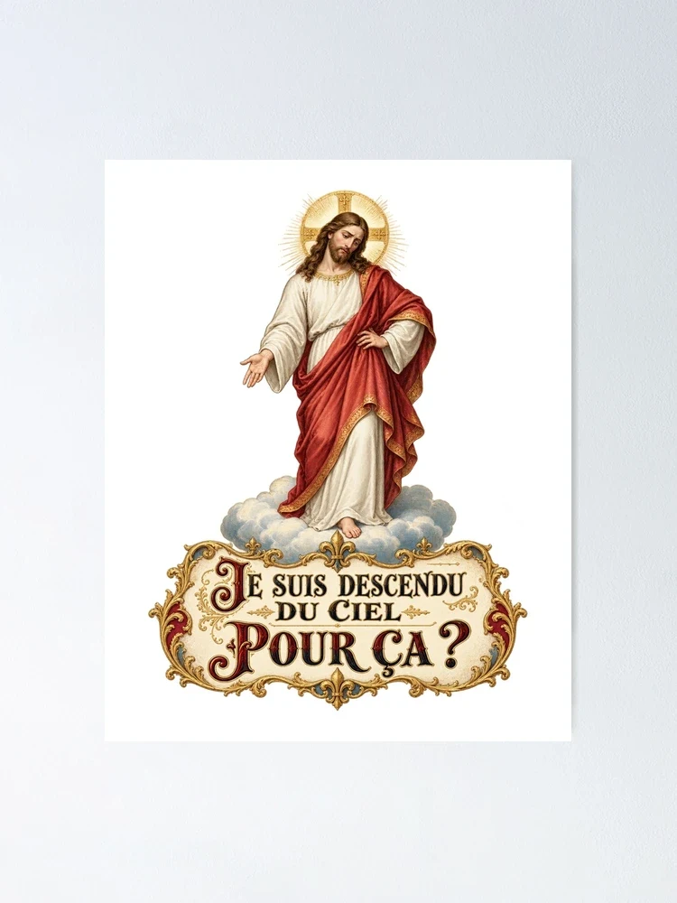 Je suis descendu du ciel pour ça ? — Poster