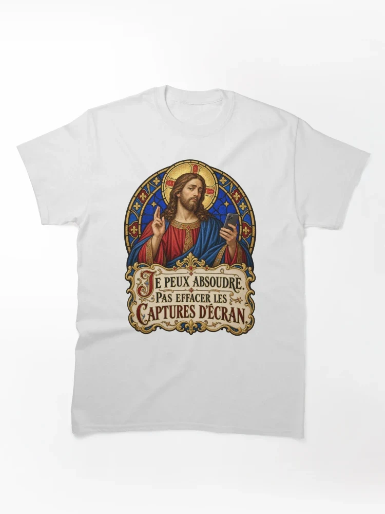 Je peux absoudre. Pas effacer les captures d’écran — T-shirt classique