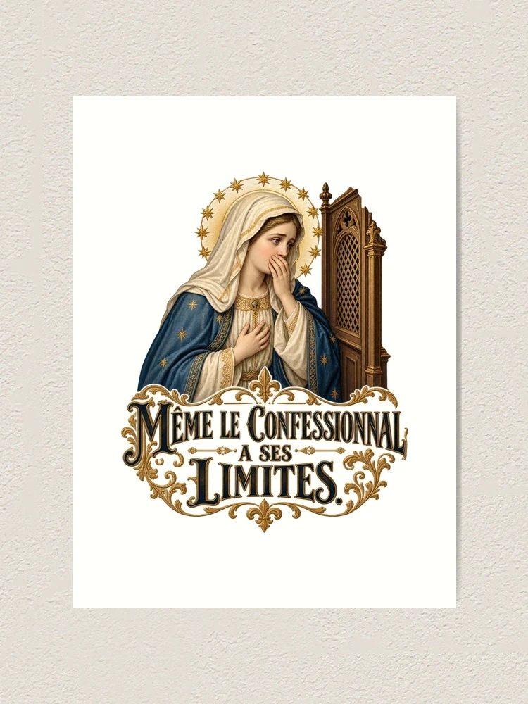 Même le confessionnal a ses limites — Impression artistique