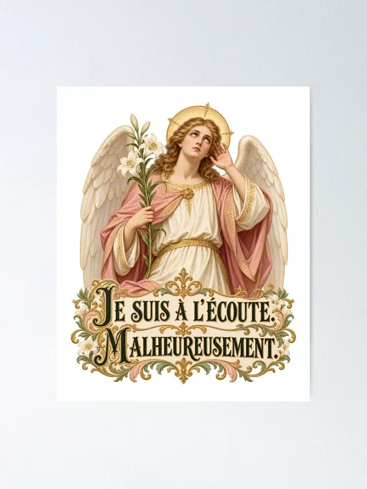 Je suis à l’écoute. Malheureusement — Poster