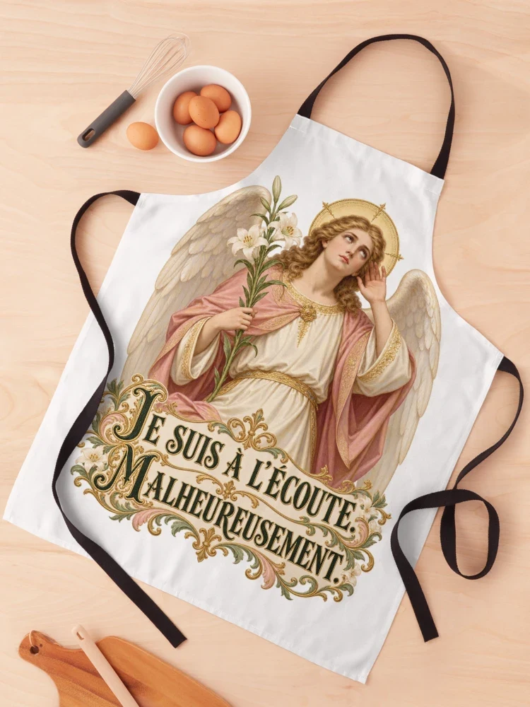 Je suis à l’écoute. Malheureusement — Tablier