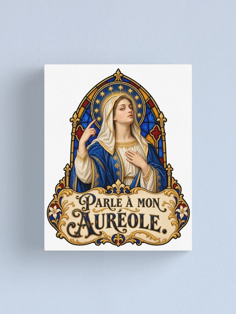 Parle à mon auréole — Impression sur toile