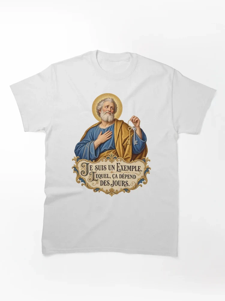 Je suis un exemple. Lequel, ça dépend des jours — T-shirt classique