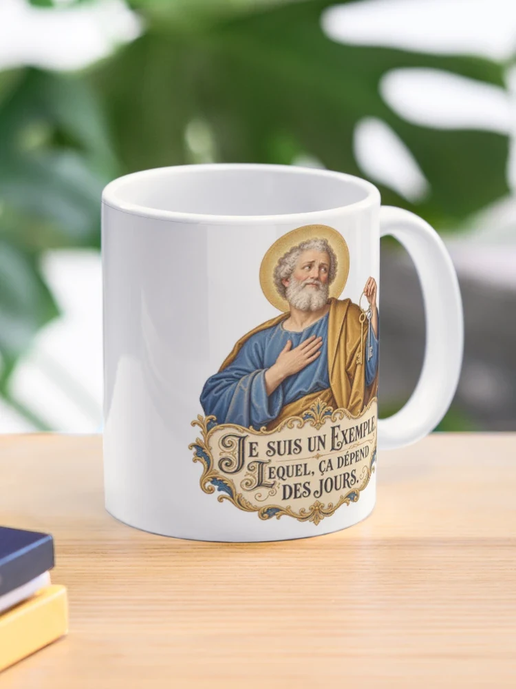 Je suis un exemple. Lequel, ça dépend des jours — Mug classique