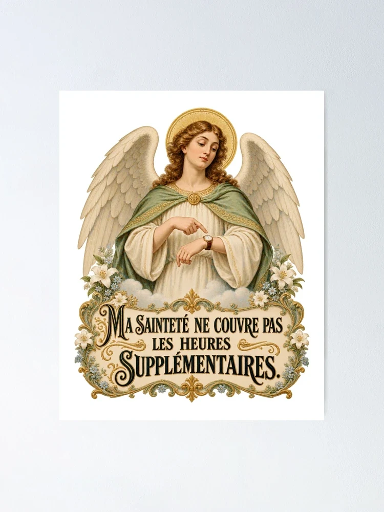 Ma sainteté ne couvre pas les heures supplémentaires — Poster