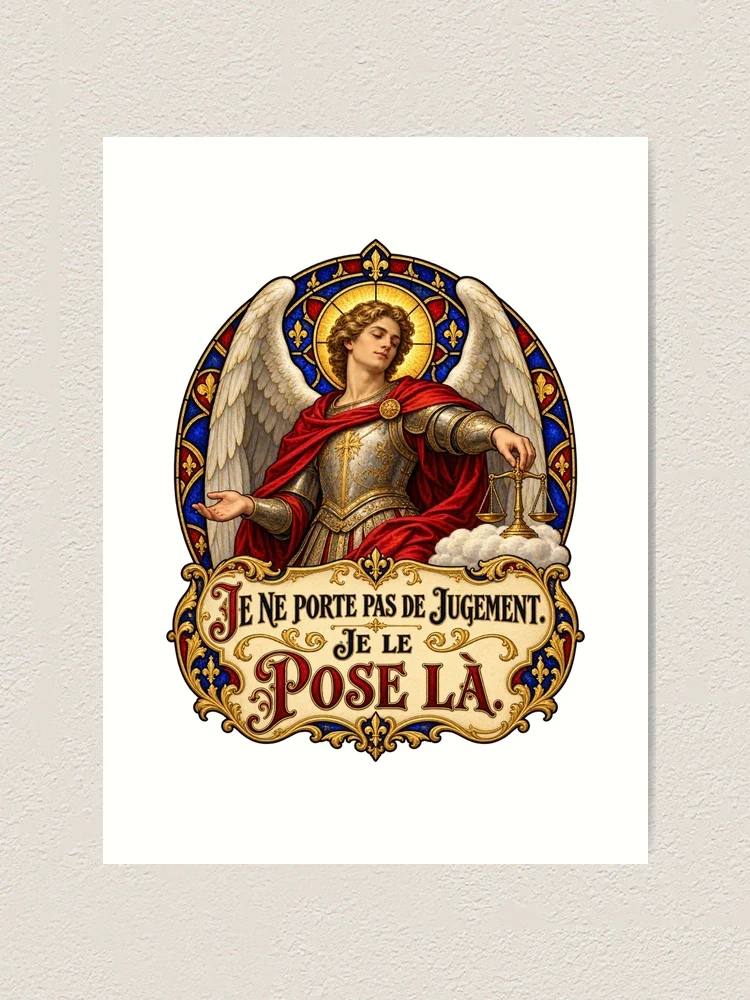 Je ne porte pas de jugement. Je le pose là — Impression artistique