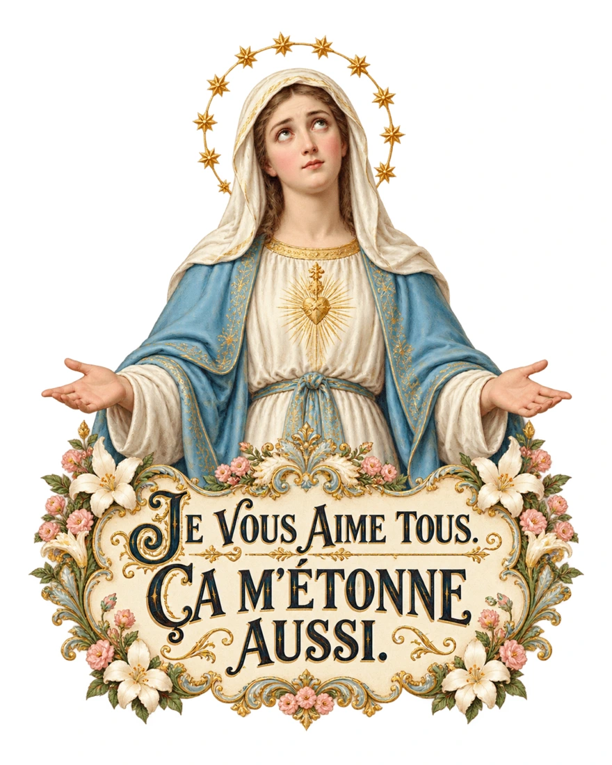 Je vous aime tous. Ça m’étonne aussi