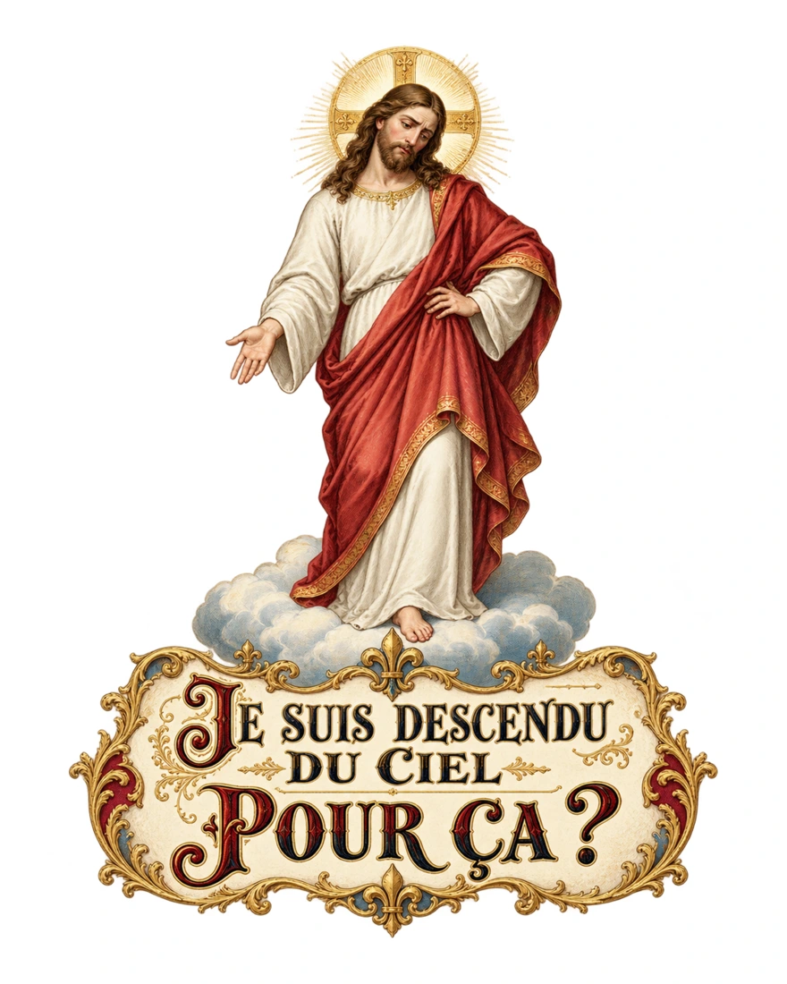 Je suis descendu du ciel pour ça ?