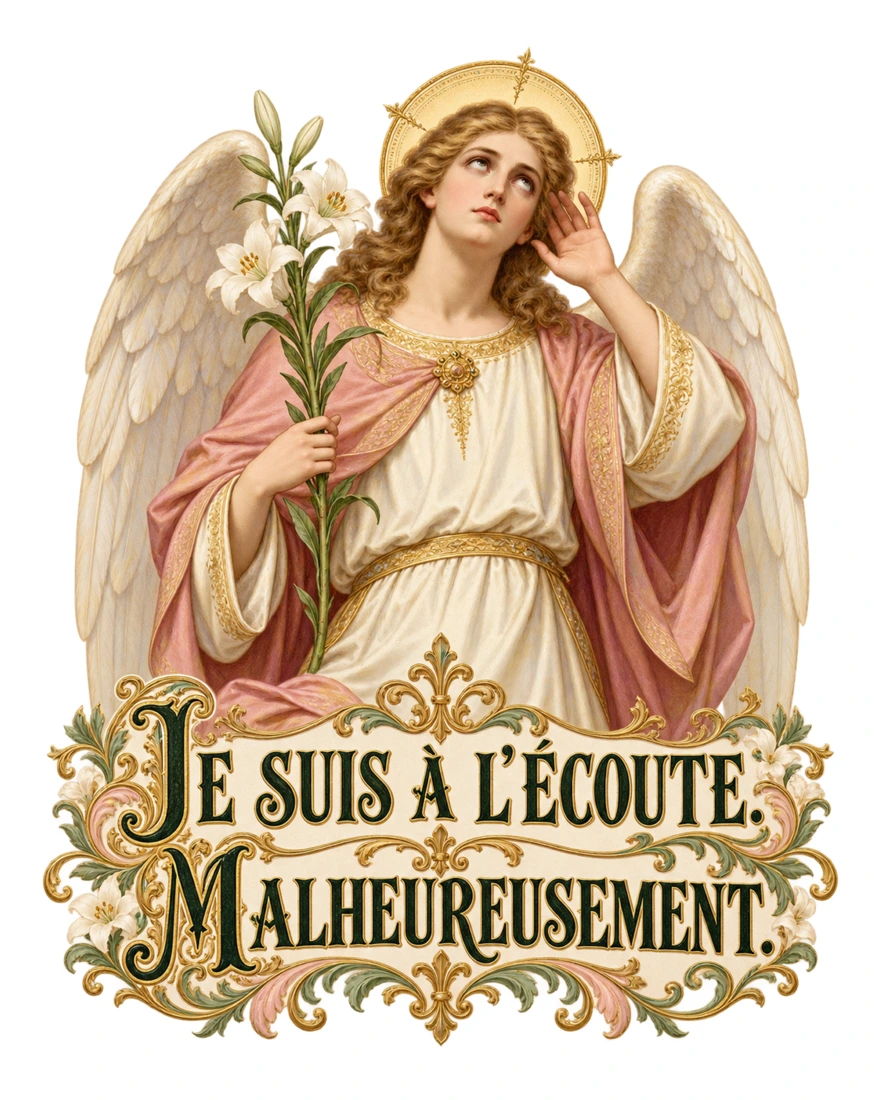 Je suis à l’écoute. Malheureusement