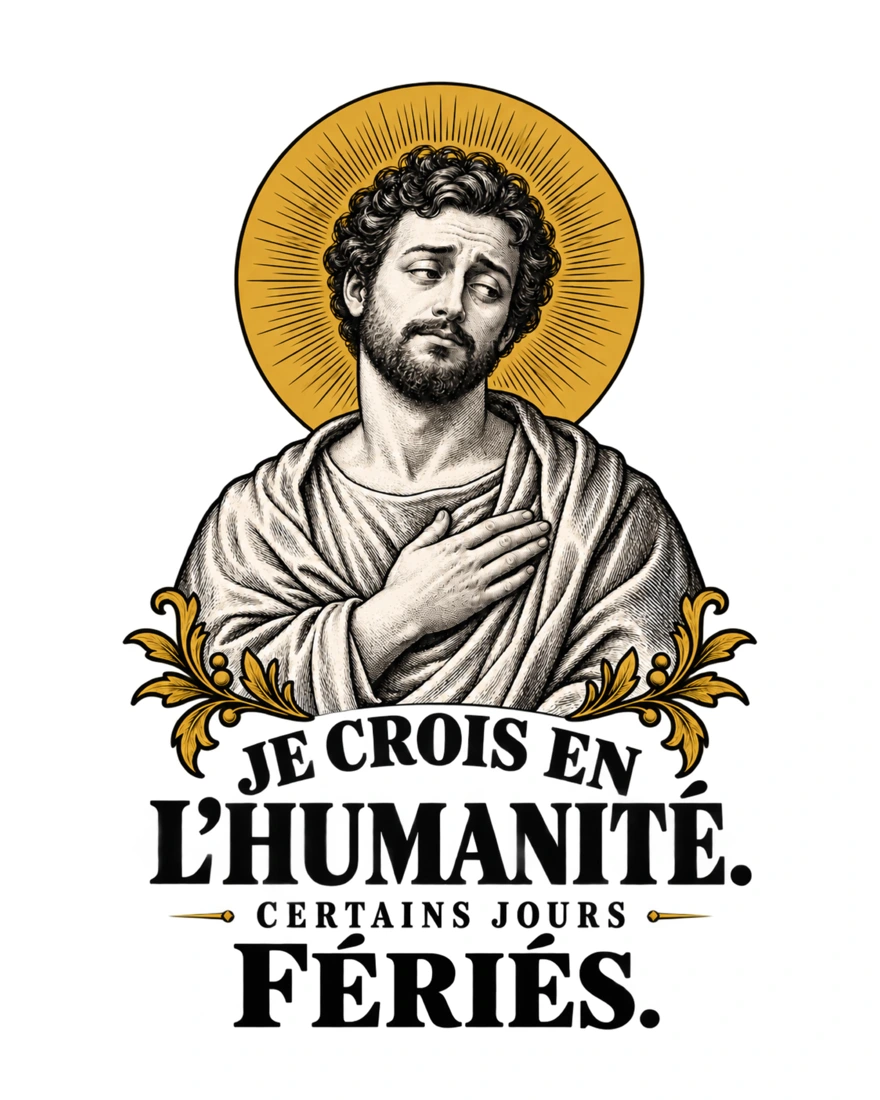 Je crois en l’humanité. Certains jours fériés