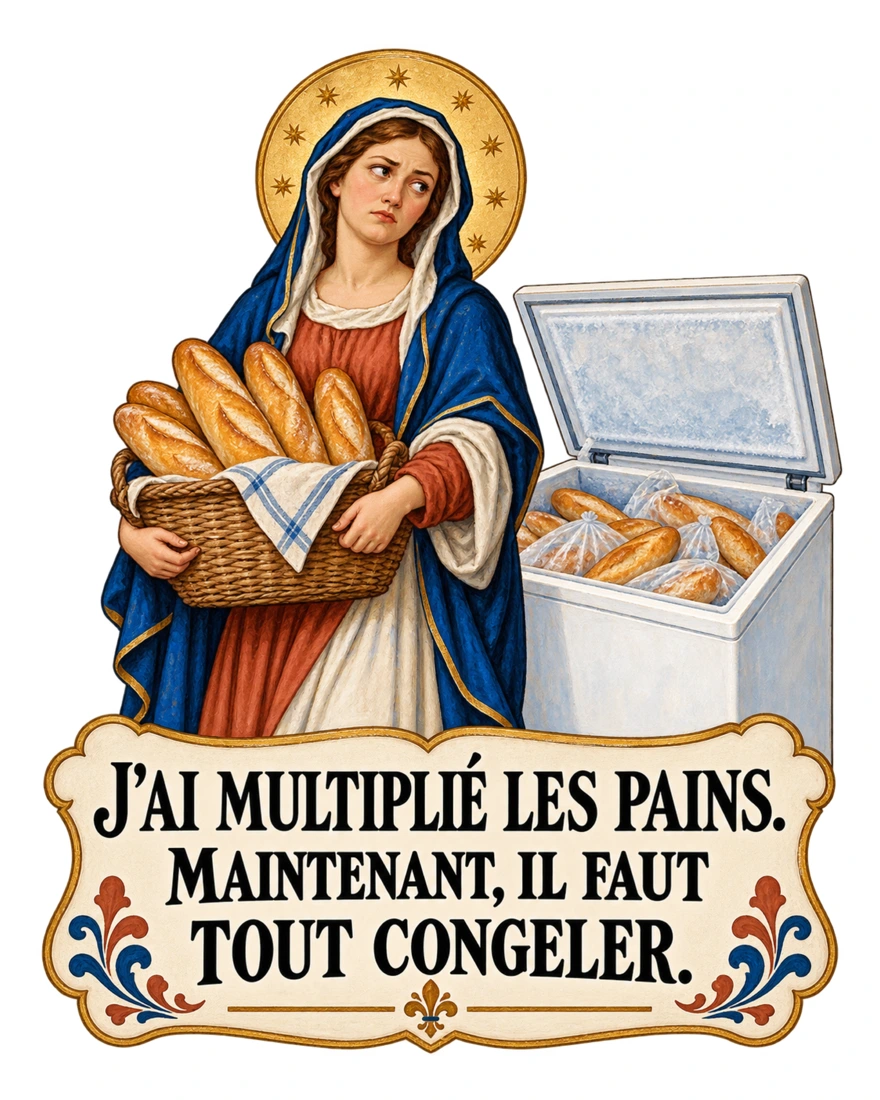 J’ai multiplié les pains. Maintenant, il faut tout congeler