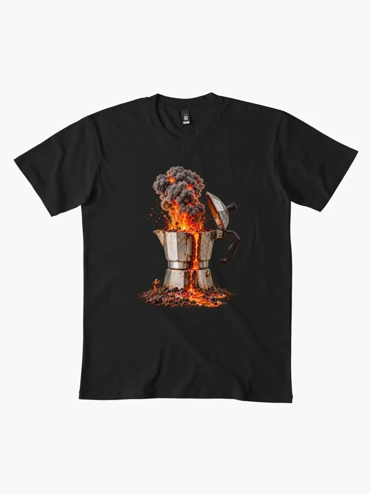 Le réveil volcanique du moka — T-shirt premium