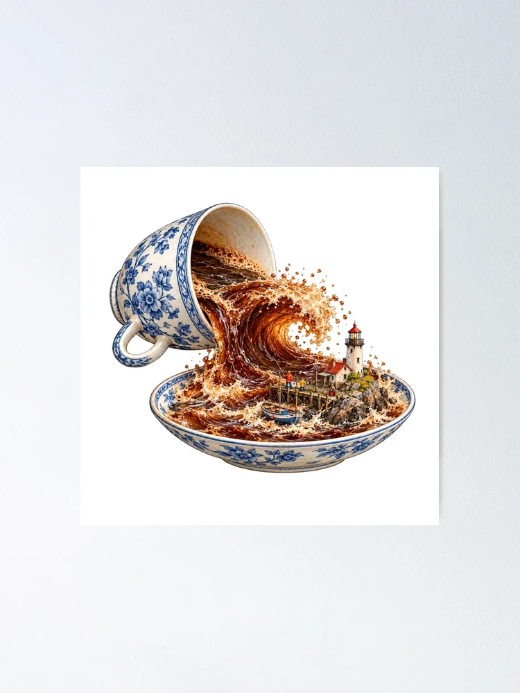 La dernière vague de café — Poster