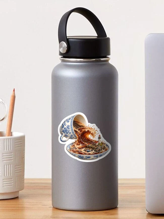 La dernière vague de café — Sticker