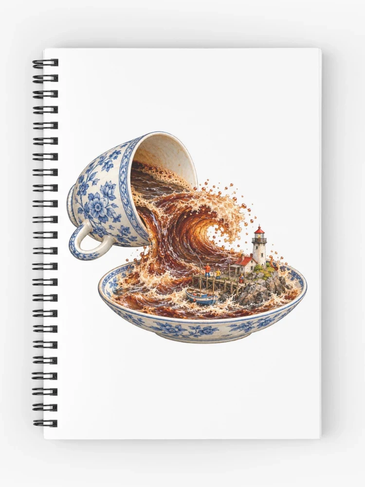 La dernière vague de café — Cahier à spirale