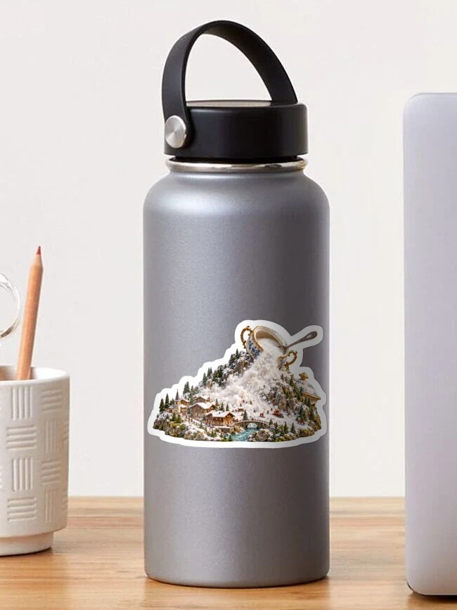 L’avalanche du petit déjeuner miniature — Sticker