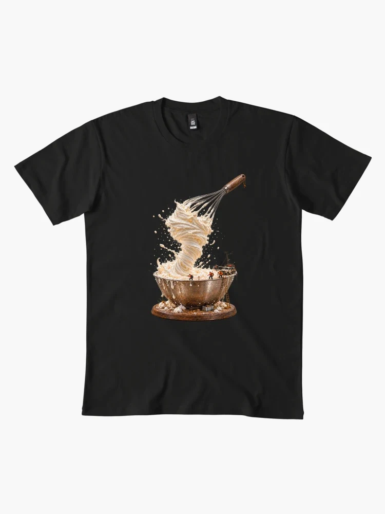 Avis de cyclone dans la crème — T-shirt premium