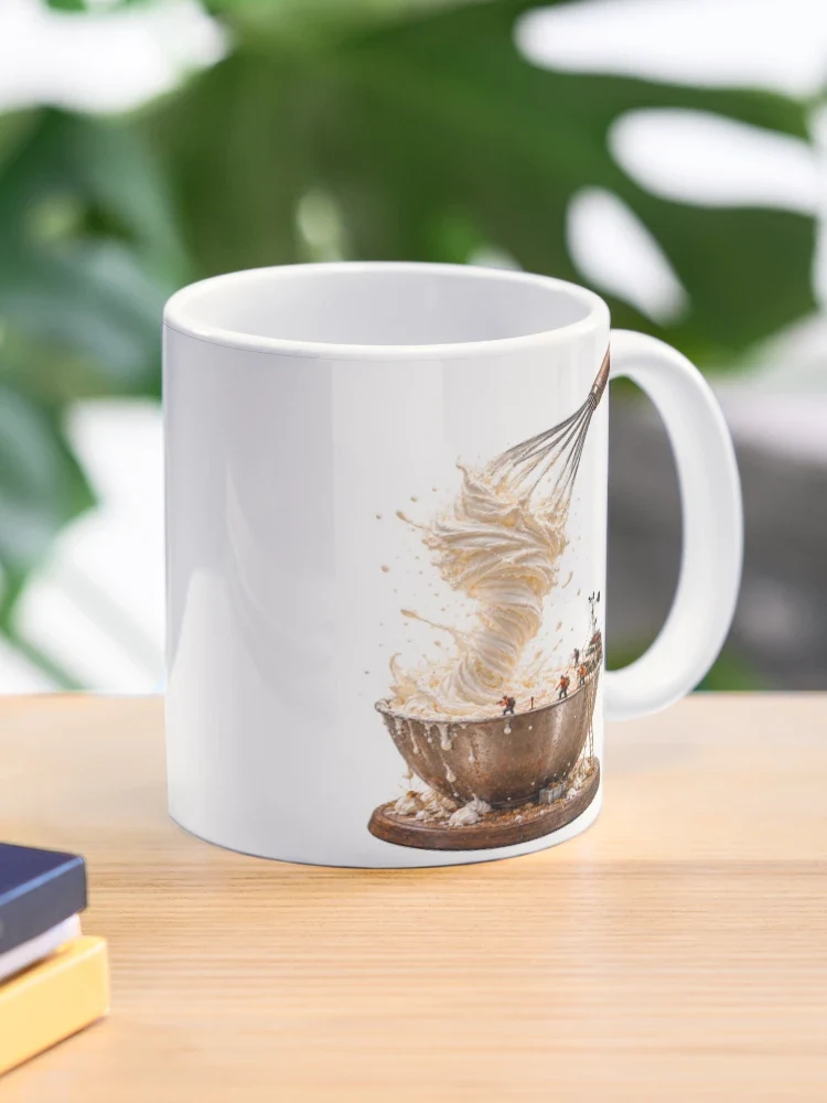 Avis de cyclone dans la crème — Mug classique