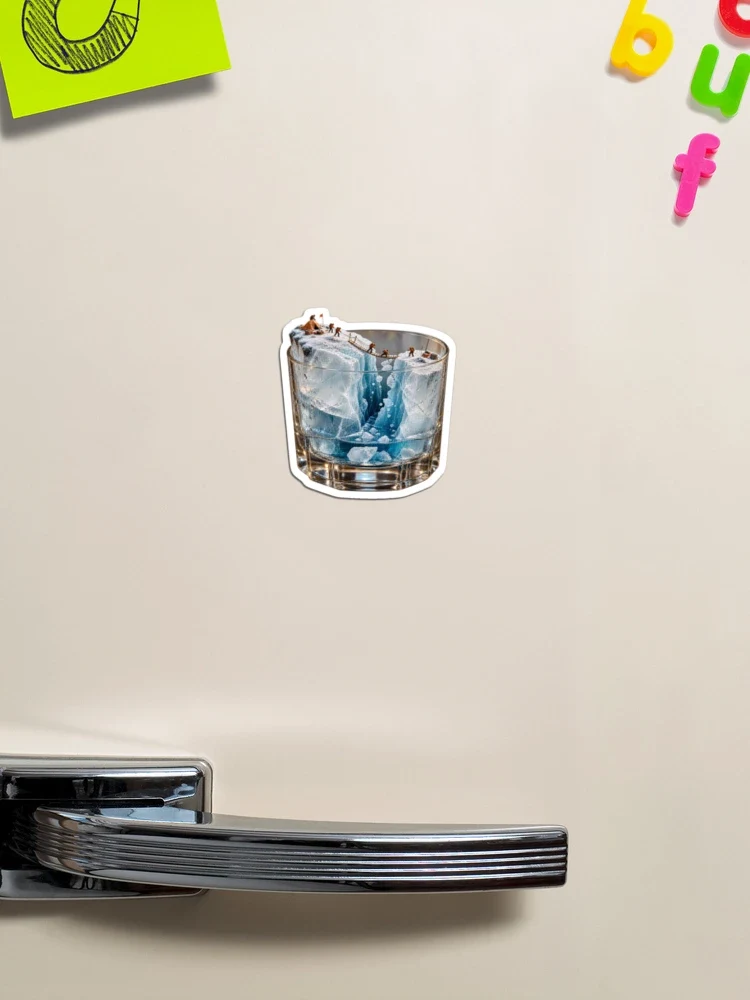 La grande débâcle du glaçon — Magnet
