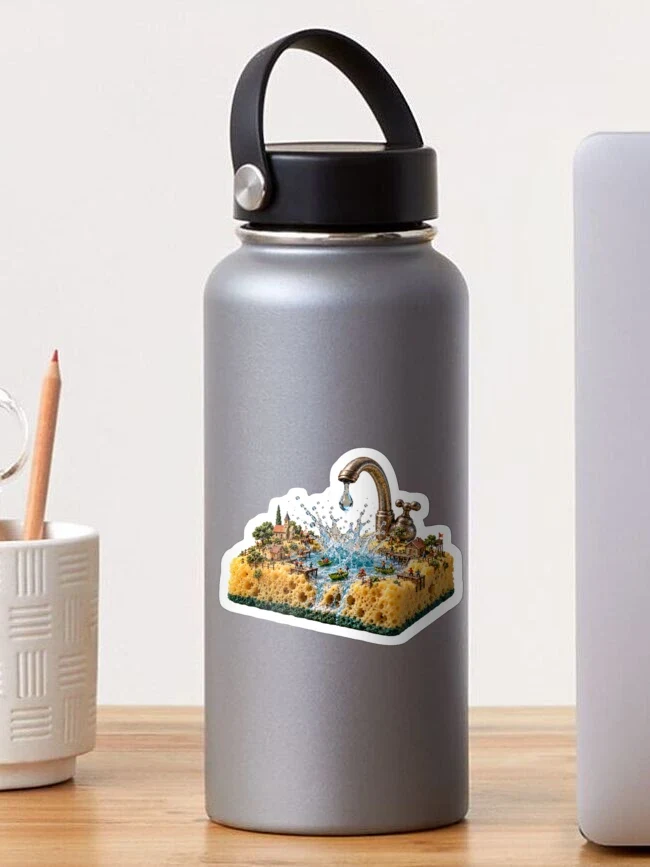 Le déluge sur une éponge — Sticker