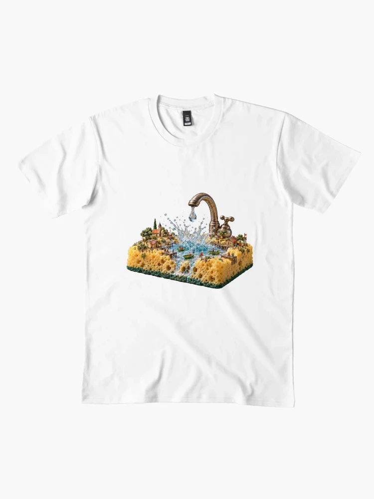 Le déluge sur une éponge — T-shirt premium