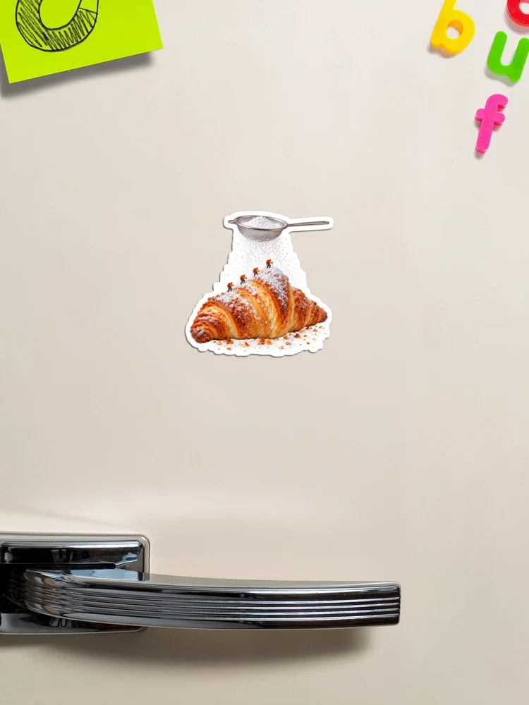 La tempête blanche du croissant — Magnet