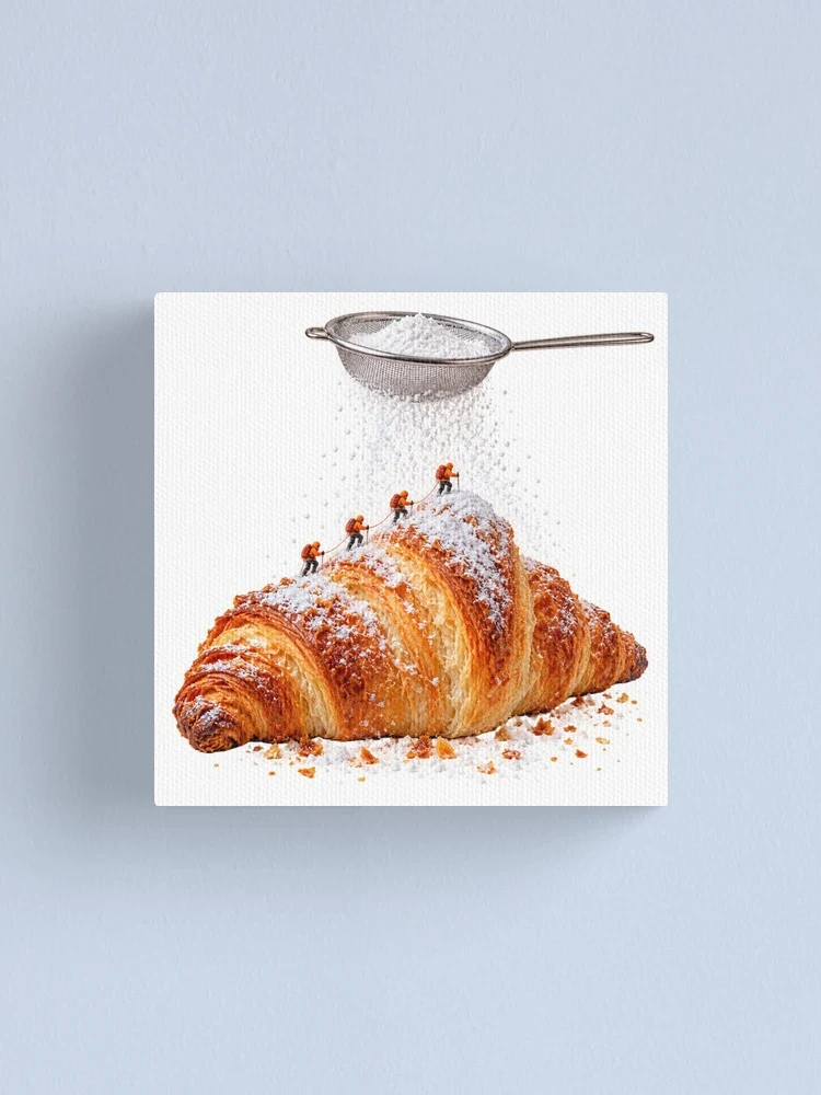 La tempête blanche du croissant — Impression sur toile