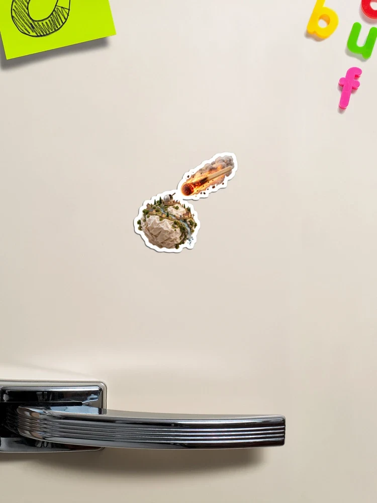 La chute du soleil miniature — Magnet