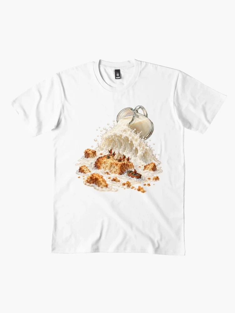 La mer de lait monte — T-shirt premium