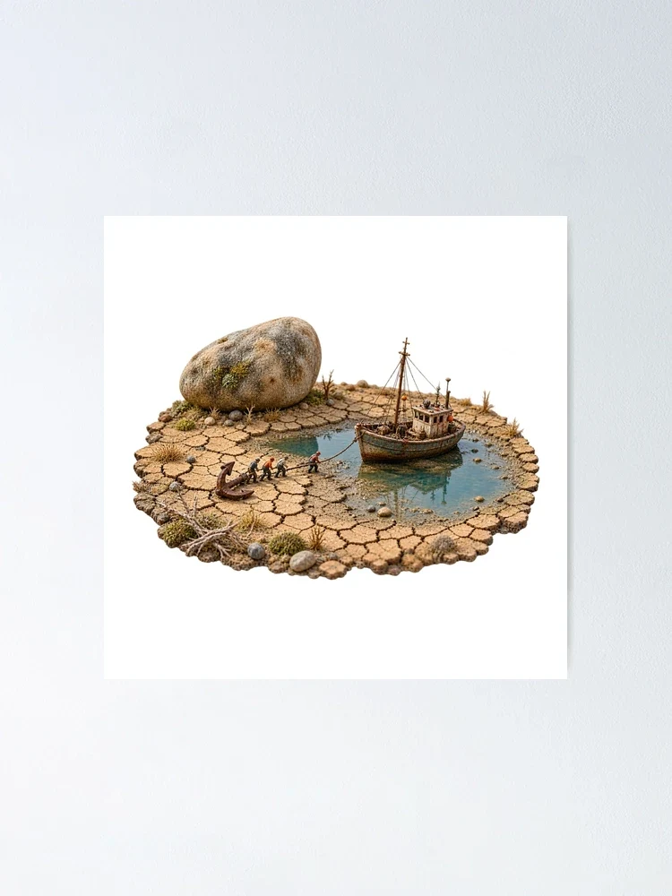 La grande sécheresse en miniature — Poster