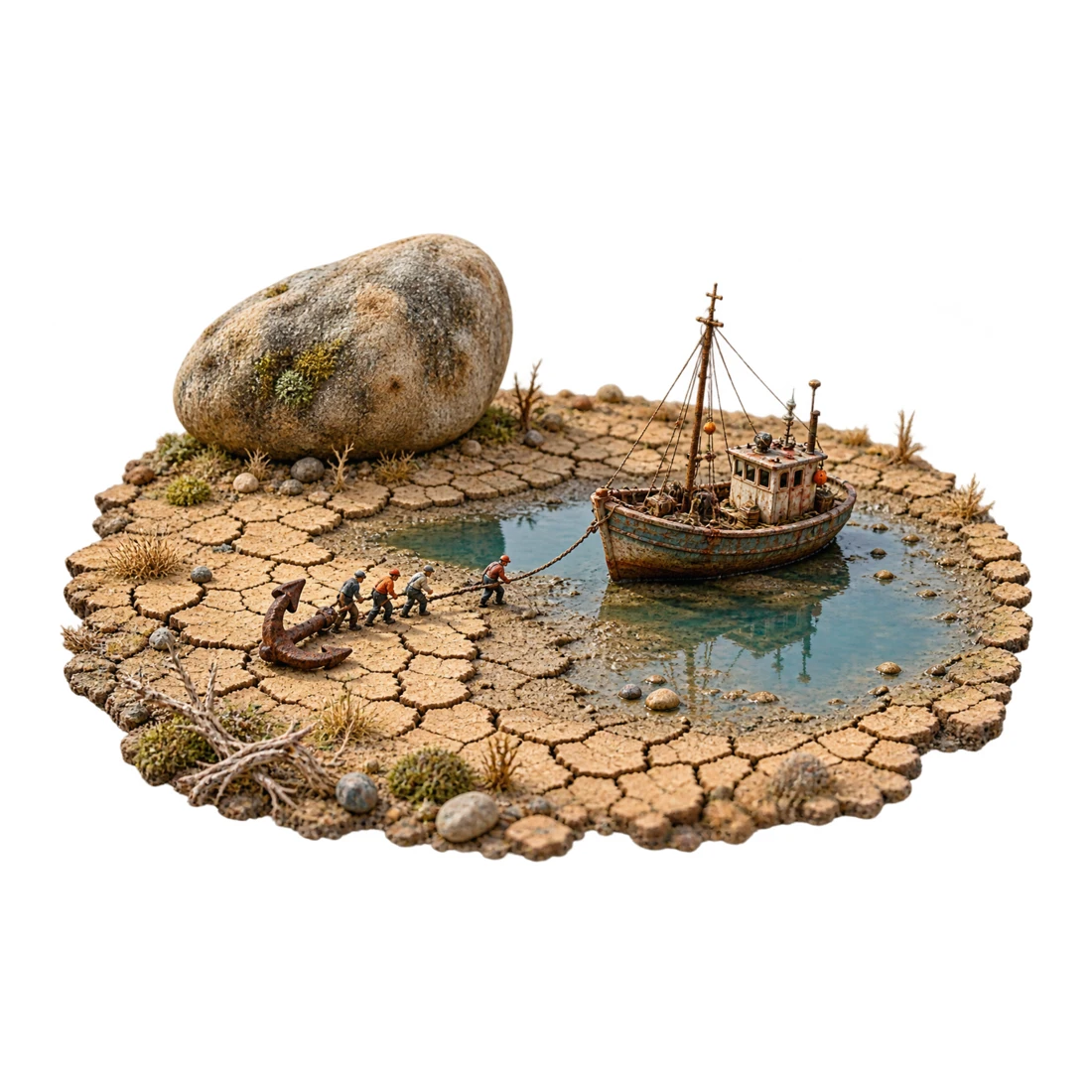 La grande sécheresse en miniature